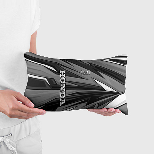 Подушка-антистресс Honda - монохромный спортивный / 3D-принт – фото 3