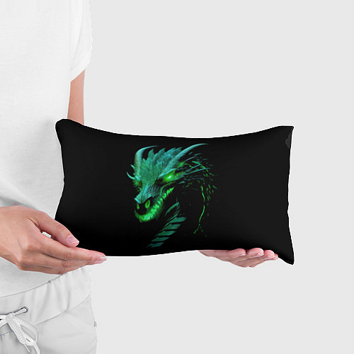 Подушка-антистресс Дракон с зеленым свечением / 3D-принт – фото 3