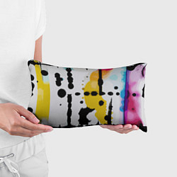 Подушка-антистресс Цветная абстракция - минимализм, цвет: 3D-принт — фото 2
