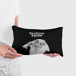 Подушка-антистресс Techno храм монашка и четки с крестиком, цвет: 3D-принт — фото 2