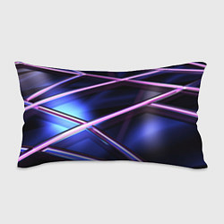 Подушка-антистресс Фиолетовая геометрическая абстракция, цвет: 3D-принт