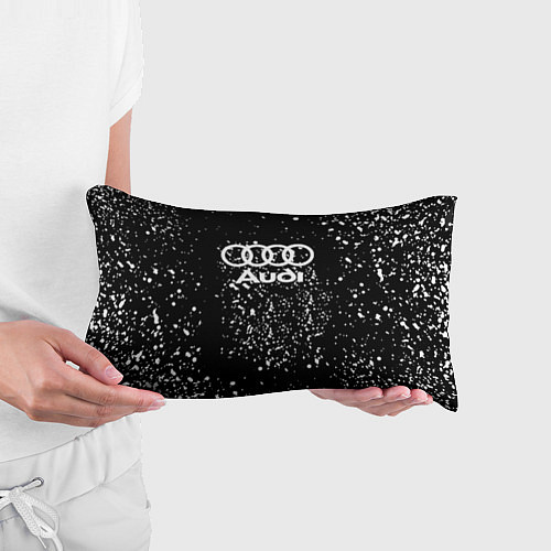 Подушка-антистресс Audi белая краска авто спорт / 3D-принт – фото 3