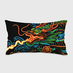 Подушка-антистресс Japanese neon dragon - irezumi, цвет: 3D-принт