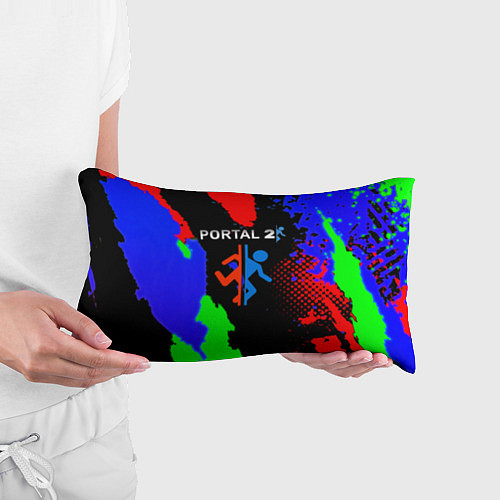 Подушка-антистресс Portal 2 краски сочные текстура / 3D-принт – фото 3