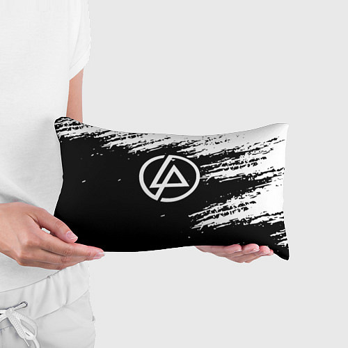 Подушка-антистресс Linkin Park - black and white / 3D-принт – фото 3