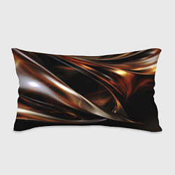 Подушка-антистресс Изогнутая шоколадная абстракция, цвет: 3D-принт