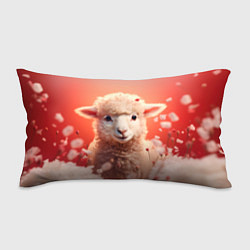 Подушка-антистресс Милая влюбленная овечка, цвет: 3D-принт