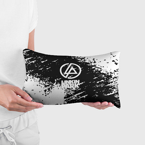 Подушка-антистресс Linkin park logo краски текстура / 3D-принт – фото 3