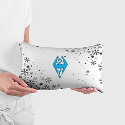 Подушка-антистресс Skyrim logo winter, цвет: 3D-принт — фото 2