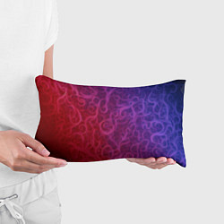 Подушка-антистресс Вихревые узоры на градиенте, цвет: 3D-принт — фото 2