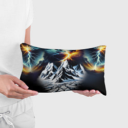 Подушка-антистресс Молнии и горы, цвет: 3D-принт — фото 2