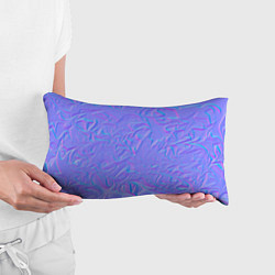 Подушка-антистресс Неоновая абстрактная текстура, цвет: 3D-принт — фото 2