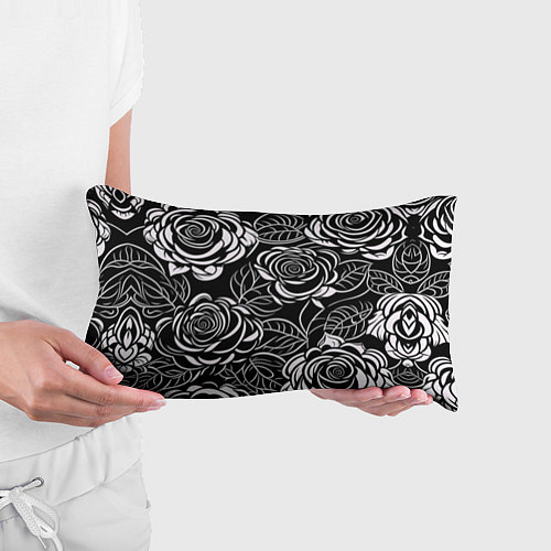 Подушка-антистресс Цветочные паттерны / 3D-принт – фото 3