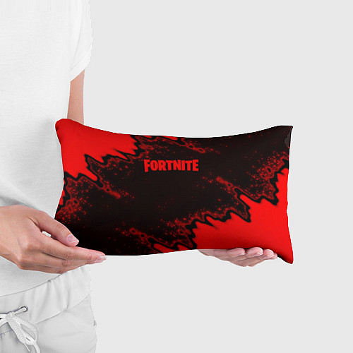 Подушка-антистресс Fortnite game colors red / 3D-принт – фото 3