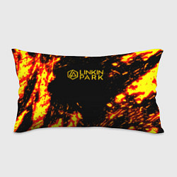 Подушка-антистресс Linkin park огненный стиль, цвет: 3D-принт