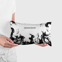 Подушка-антистресс Nickelback серый дым рок, цвет: 3D-принт — фото 2