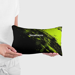 Подушка-антистресс Palworld logo black green, цвет: 3D-принт — фото 2