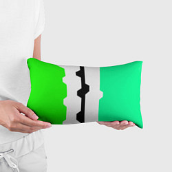 Подушка-антистресс Техно линии зелёный, цвет: 3D-принт — фото 2
