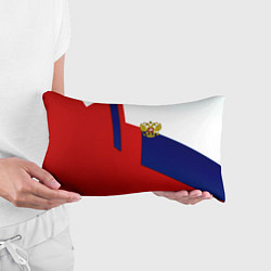 Подушка-антистресс Спортивная текстура герб России, цвет: 3D-принт — фото 2