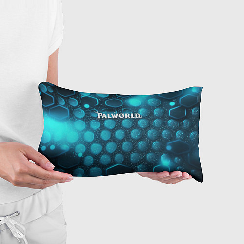 Подушка-антистресс Palworld логотип космический / 3D-принт – фото 3
