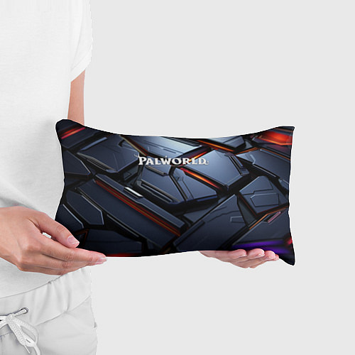 Подушка-антистресс Palworld логотип космически плиты / 3D-принт – фото 3