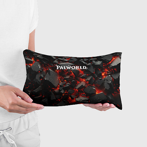 Подушка-антистресс Palworld логотип взрыв объемных камней / 3D-принт – фото 3