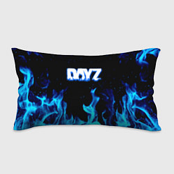 Подушка-антистресс Dayz синий огонь лого, цвет: 3D-принт