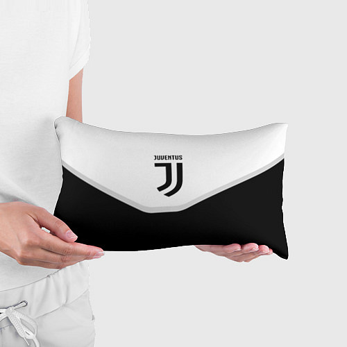 Подушка-антистресс Juventus black geometry sport / 3D-принт – фото 3