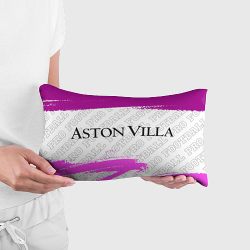 Подушка-антистресс Aston Villa pro football по-горизонтали / 3D-принт – фото 3