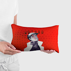 Подушка-антистресс Джотаро Куджо на фоне звездочек из ДжоДжо, цвет: 3D-принт — фото 2