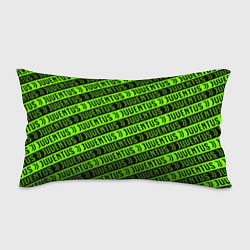 Подушка-антистресс Juventus green pattern sport, цвет: 3D-принт