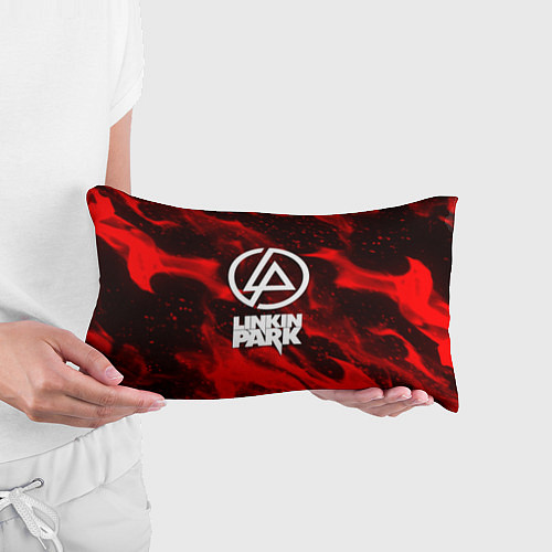 Подушка-антистресс Linkin park красный огонь / 3D-принт – фото 3