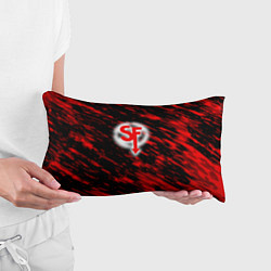 Подушка-антистресс Sally face красные искры, цвет: 3D-принт — фото 2