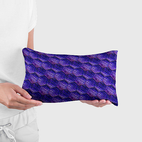 Подушка-антистресс Сине-фиолетовая стеклянная мозаика / 3D-принт – фото 3