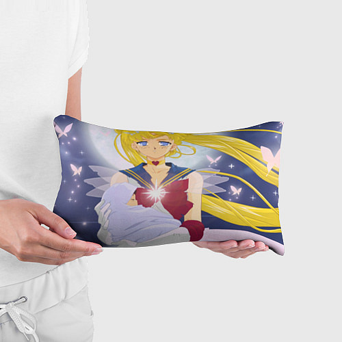 Подушка-антистресс Sailor Moon Усаги Цукино и младенец / 3D-принт – фото 3