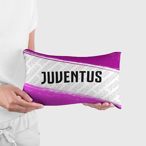 Подушка-антистресс Juventus pro football по-горизонтали / 3D-принт – фото 3