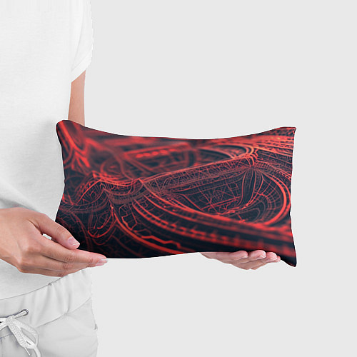 Подушка-антистресс Раскаленные линии / 3D-принт – фото 3