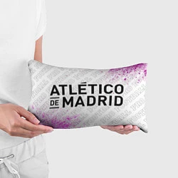 Подушка-антистресс Atletico Madrid pro football по-горизонтали, цвет: 3D-принт — фото 2
