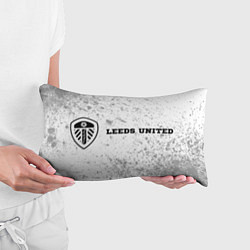 Подушка-антистресс Leeds United sport на светлом фоне по-горизонтали, цвет: 3D-принт — фото 2