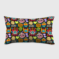 Подушка-антистресс Feel good every day motivation monsters pattern