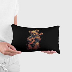 Подушка-антистресс Большой плюшевый медведь играет на гитаре, цвет: 3D-принт — фото 2