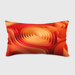 Подушка-антистресс Оранжевые объемные круги, цвет: 3D-принт
