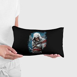 Подушка-антистресс Assassins creed белый костюм, цвет: 3D-принт — фото 2