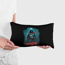 Подушка-антистресс Assassins creed синий дым, цвет: 3D-принт — фото 2
