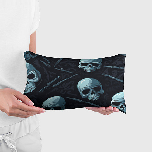 Подушка-антистресс Черепа и ножи / 3D-принт – фото 3