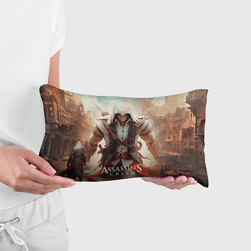 Подушка-антистресс Assassins creed большой город / 3D-принт – фото 3