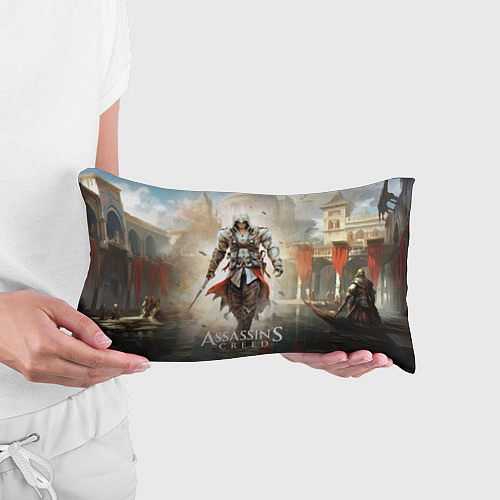 Подушка-антистресс Assassins creed poster game / 3D-принт – фото 3