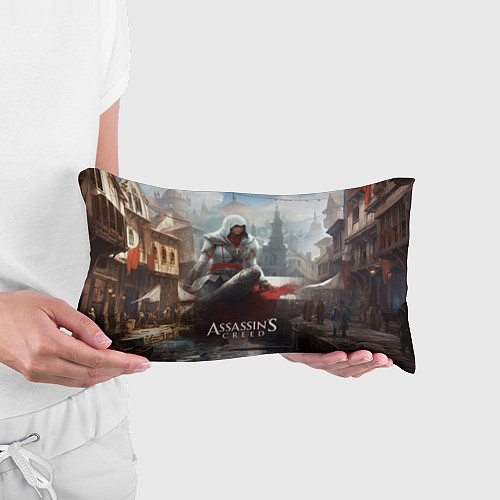 Подушка-антистресс Assassins creed poster game / 3D-принт – фото 3