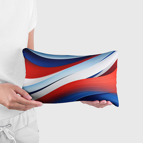 Подушка-антистресс Волнистая абстракция в стиле минимализм / 3D-принт – фото 3