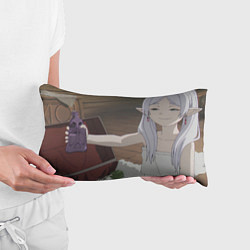 Подушка-антистресс Sousou no Frieren Фрирен ехидная улыбка, цвет: 3D-принт — фото 2